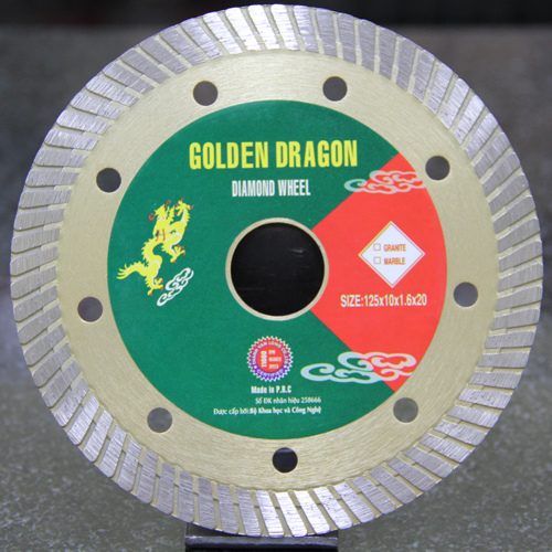 LƯỠI CẮT ĐA NĂNG RỒNG XANH (VÀNG NHẠT) Ø 125